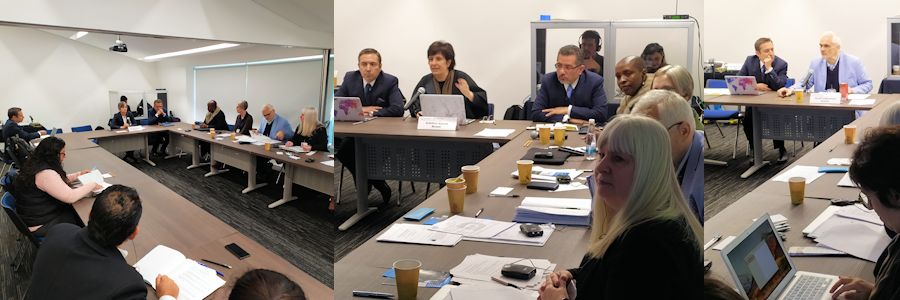 fotografía de reunión de defensores universitarios