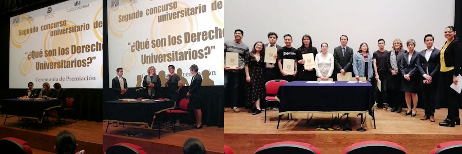 fotografías de la ceremonia de premiación